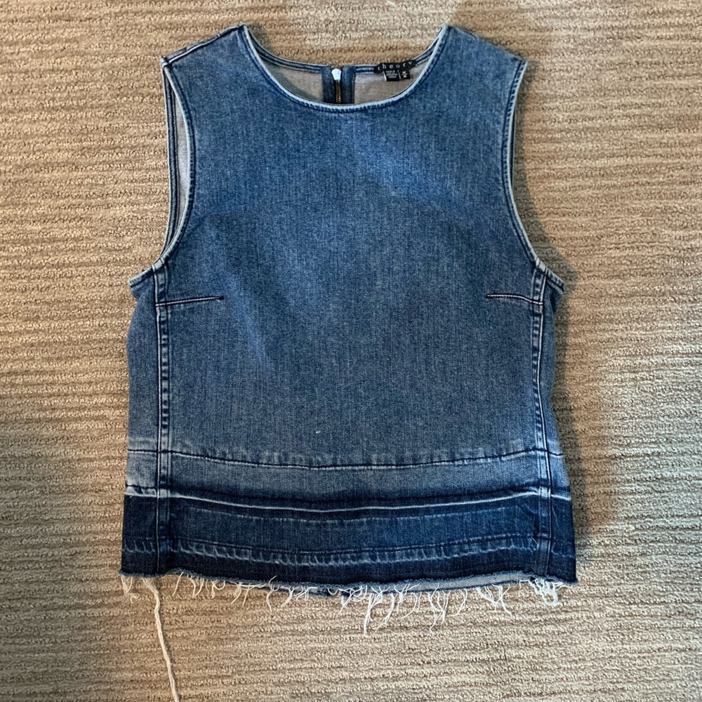 Theory denim top